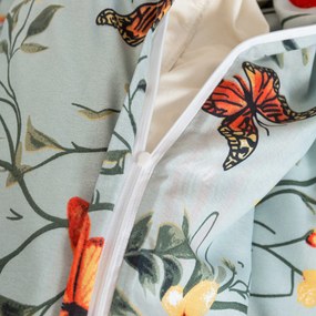 Poszewka na poduszkę z mikrofibry MONARCH WINGS 50x70 cm, jasnoniebieska