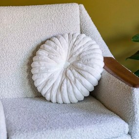 Poduszka Flower biały, śr. 38 cm