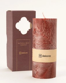 Świeca zapachowa palmowa walec Burgundy