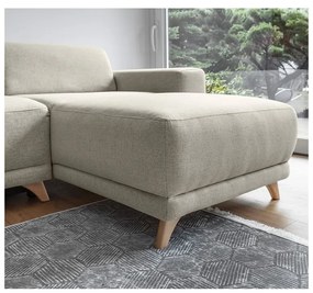 Beżowy rozkładany/ze schowkiem narożnik Classy Sophie – Miuform