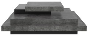 Szary stolik w dekorze betonu 110x110 cm Slate – TemaHome