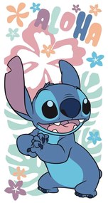 Bawełniany ręcznik dziecięcy 70x140 cm Lilo and Stitch "Hawaiian Harmony" – Jerry Fabrics