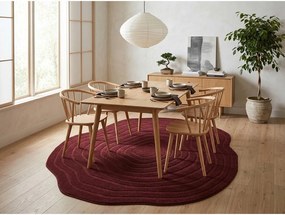 Bordowy dywan 160x230 cm Pebble – ESTE