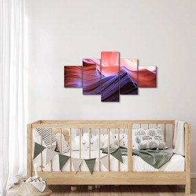Obraz - kolorowy piasek (125x70 cm)