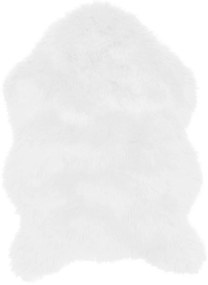 Biała sztuczna skóra Tiseco Home Studio Sheepskin, 60x90 cm