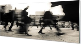 Panel nad Blat Kuchenny Tłum Ludzi w Metropolii