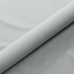Łóżko kontynentalne FEZ 180x200 jasno szare velvet z pojemnikiem LAVERTO