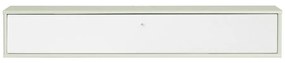 Biała/miętowa szafka pod TV 133x22x32,5 cm Mistral – Hammel Furniture