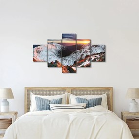 Obraz - Zimowa panorama górska (125x70 cm)