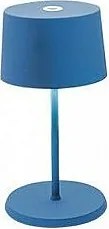 Olivia Pro Mini Capri Blue Lampa stołowa LED z możliwością ładowania i ściemniania