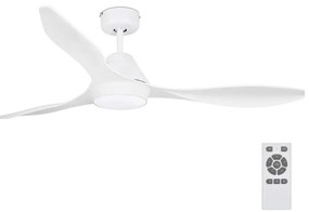 FARO 33346 - Wentylator sufitowy POLARIS LED/18W/230V biały pr. 132 cm + DO