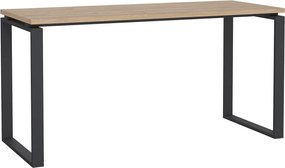 Biurko loft na płozach Sign 150 jackson hickory/szary mat