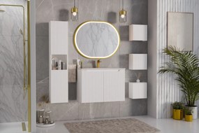 Szafka łazienkowa NOVA WHITE 80-03-2D biała COMAD