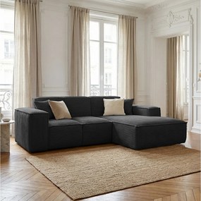 Narożnik rogówka kolor czarny Siena