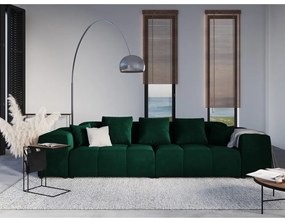 Zielona aksamitna sofa 320 cm Rome Velvet – Cosmopolitan Design