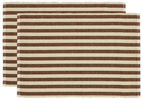 Maty stołowe z mieszanki juty zestaw 2 szt. 33x48 cm Statement Stripe – Södahl