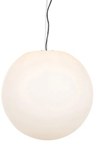 Zewnetrzna Nowoczesna lampa wisząca zewnętrzna biała 56 cm IP65 - Nura Nowoczesny Oswietlenie zewnetrzne