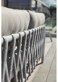 Ciemnoszara sofa ogrodowa Switch Rope – Diphano