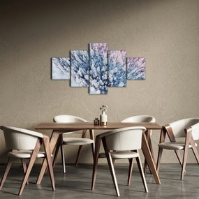 Obraz ośnieżonych drzew (125x70 cm)