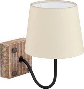 Eglo 32248 - Lampa ścienna 1xE14/40W/230V brązowa/beżowa