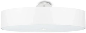 Biały minimalistyczny okrągły plafon 60 cm - EX663 R8-T94