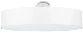 Biały minimalistyczny okrągły plafon 60 cm - EX663-Secret