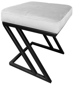 Pufa ZETA LOFT ławka taboret podnóżek metal MG39