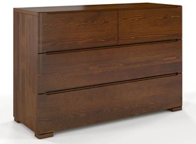 Komoda drewniana 4 szuflady Inca 3S - Orzech