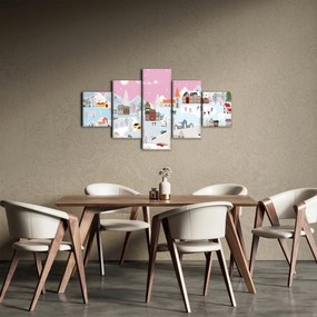 Obraz - Magiczna zima (125x70 cm)