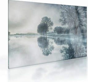 Obraz na szkle - zimowa natura (70x50 cm)