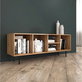 Szafka RTV 140x52x35,5 cm naturalne drewno dąb