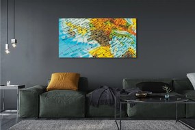 Obraz na płótnie Globus i Mapa