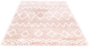 Dywan poliestrowy Dream Romby Beżowy 160 cm x 230 cm