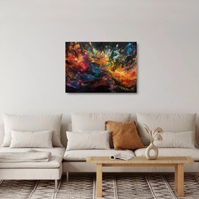 Obraz na szkle - Abstrakcja kolorów II. (70x50 cm)