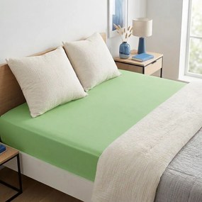 4Home prześcieradło jersey MAKO zielony, 90–100 x 200 cm, 90–100 x 200 cm