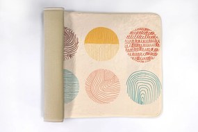 Dywanik łazienkowy Dywanik łazienkowy Kółka Linie