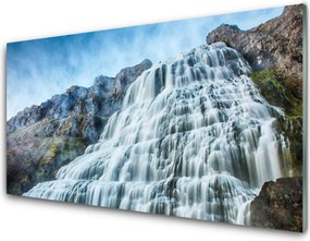 Szkło Ozdobne do Kuchni Kaskada Górskiego Potoku