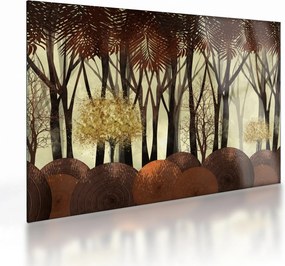 Obraz na szkle - Las dekoracyjny (70x50 cm)