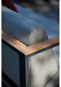 Szara sofa ogrodowa Landsape Teak – Diphano