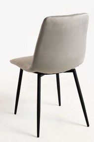 Zestaw 4 Krzese Liny Aksamitne