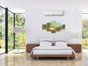 Obraz - Imitator of Vincent van Gogh, Landscape, reprodukcje (125x70 cm)