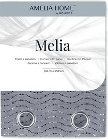 Restilo Firanka Eyelets Melia, 140 x 250 cm