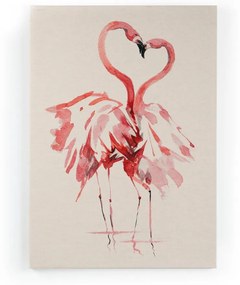 Obraz na płótnie Surdic Flamingo, 40x60 cm