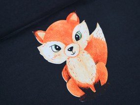 PrzytulneMieszkanie.pl PrzytulneMieszkanie.pl Pościel z mikrofibry FOXES czarna Rozmiar pościeli: 2 szt 70 x 80 cm | 160 x 200 cm