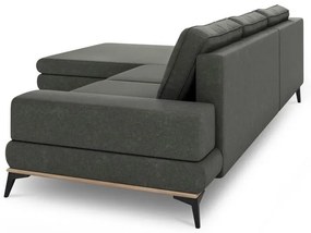 Ciemnoszary rozkładany narożnik Windsor &amp; Co Sofas Planet, lewostronny