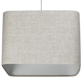 Lampa wisząca KWADRO LEN 010-40w25 beżowa/szara BPS KONCEPT