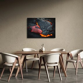 Obraz na szkle - Lawa (70x50 cm)