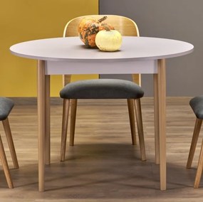 Okrągły stół z funkcją rozkładania Pivot Halmar kaszmir