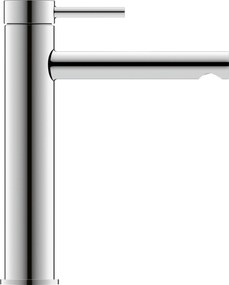 Duravit Circle jednouchwytowa bateria umywalkowa L Chrom - strumień AirPlus