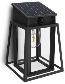 Philips Lysin UltraEfficient solarna oprawa LED zczujnikiem, czarna, 3,2 W, 500 lm, 4000 K